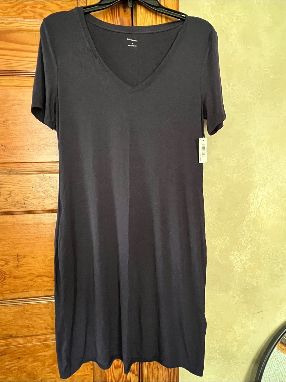 Daily Ritual T-Shirt Dress Navy Blue Women’s Size M Loungewear Casual Resort